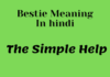 Bestie in Hindi