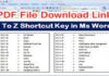 Computer Shortcut Key