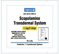 Scopolamine Patch Tablet Benefits and Side Effects