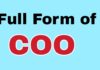 COO Full form