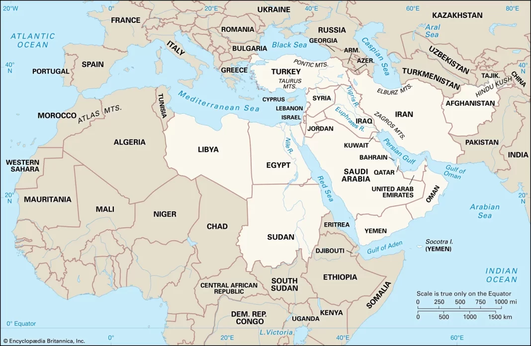 About Geography of Middle East